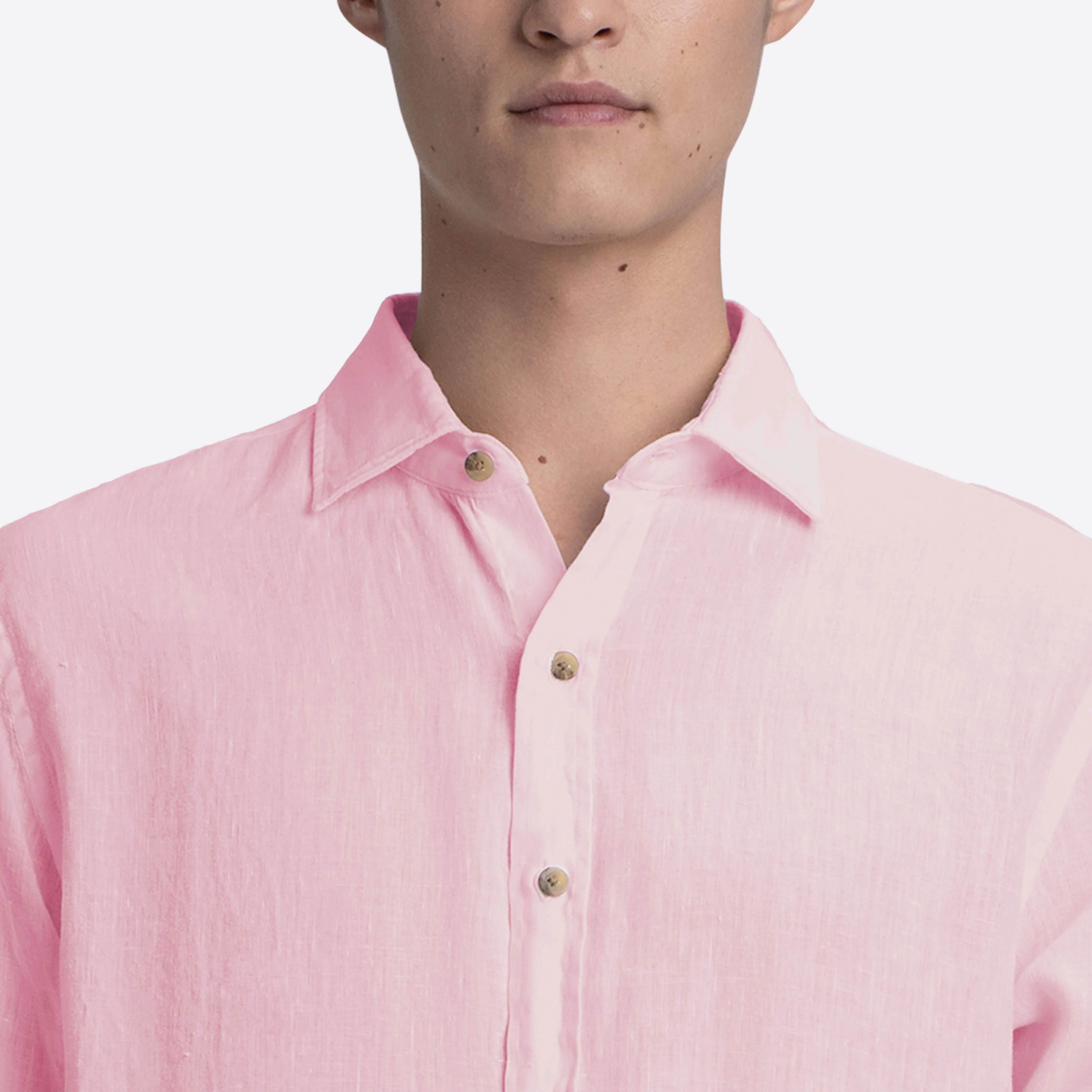 JULIAN Solid Linen Shirt
