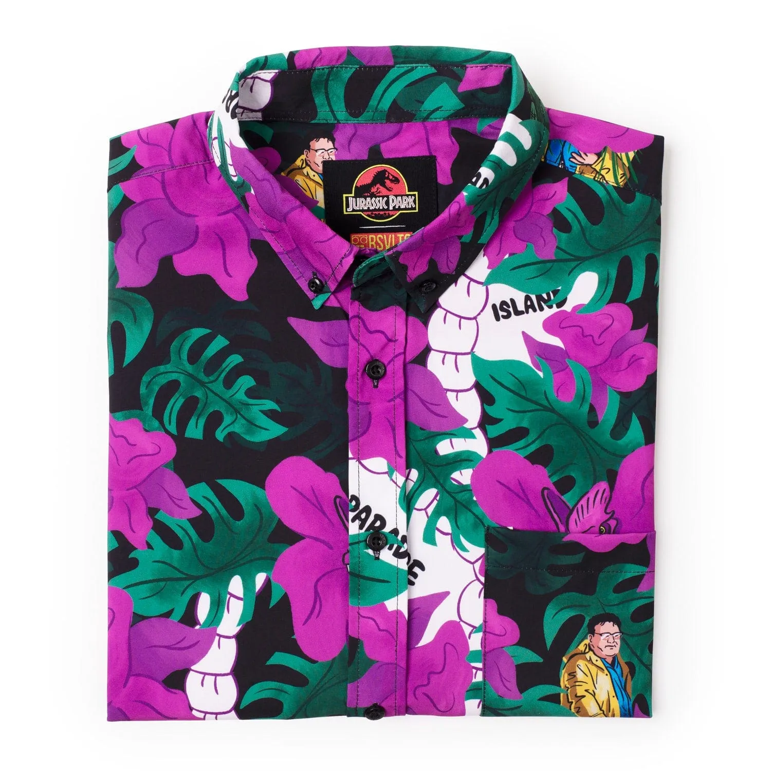 Jurassic Park "Nobody Cares" – KUNUFLEX Short Sleeve Shirt