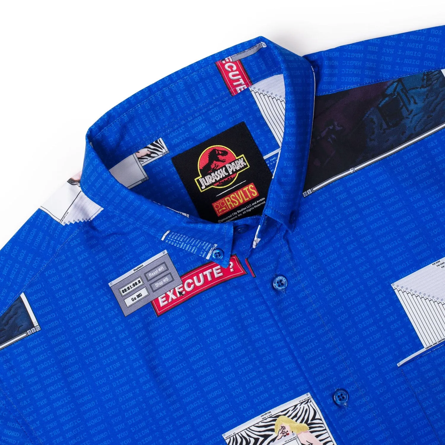 Jurassic Park "The Nedry Code" – KUNUFLEX Short Sleeve Shirt