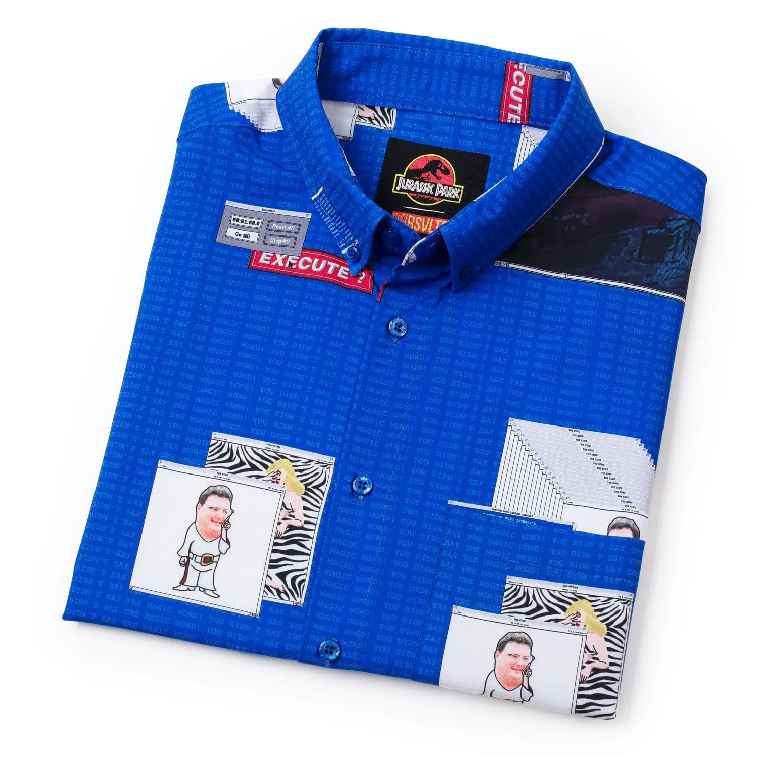 Jurassic Park "The Nedry Code" – KUNUFLEX Short Sleeve Shirt