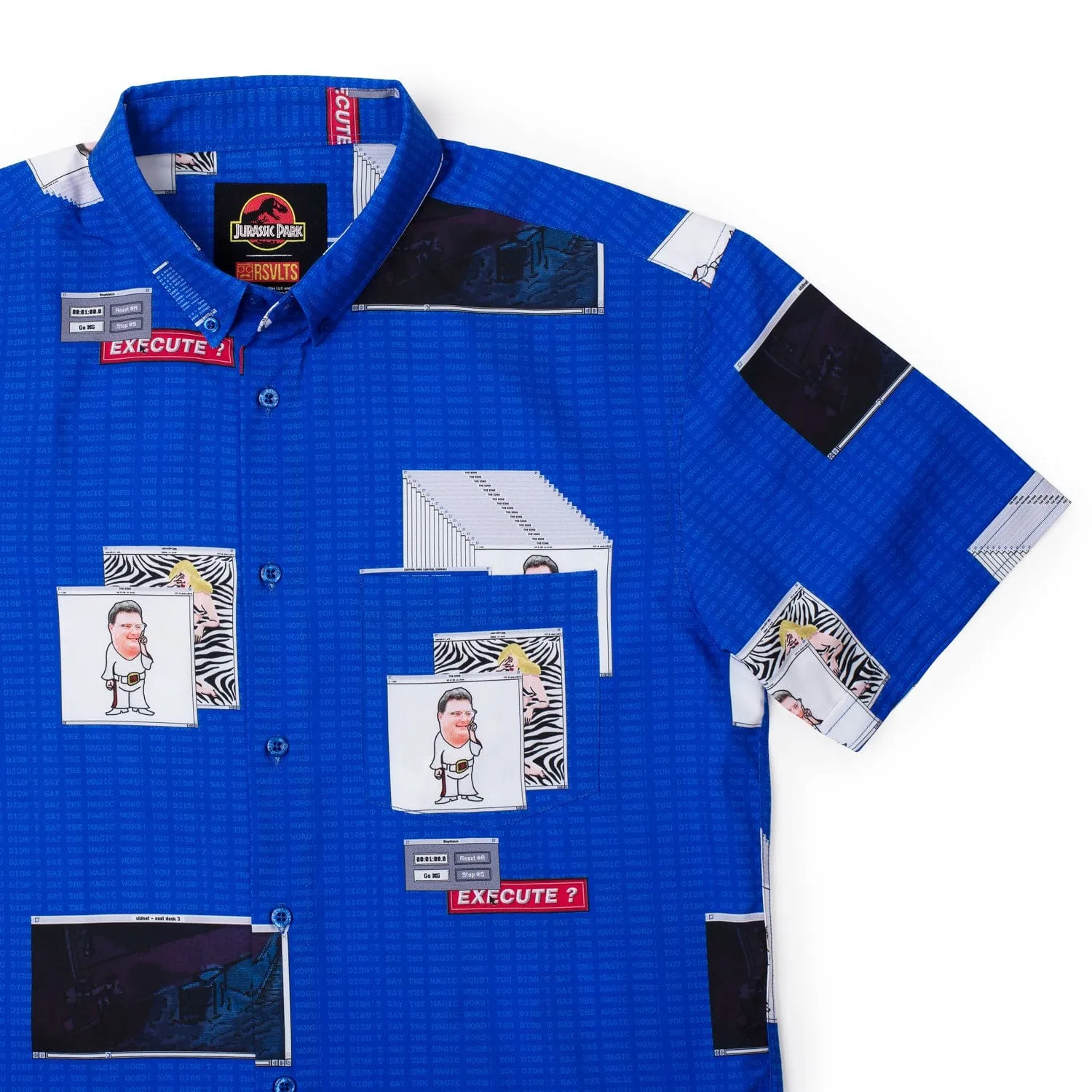 Jurassic Park "The Nedry Code" – KUNUFLEX Short Sleeve Shirt