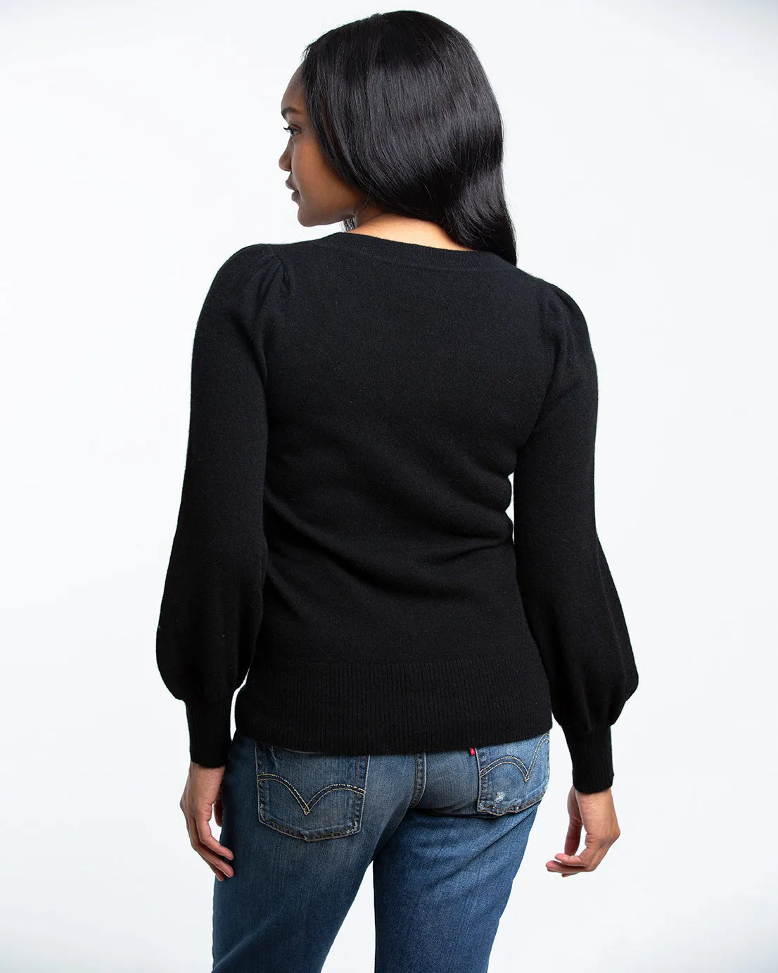 Kamala Cashmere Poet Sleeve