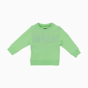 Kid's Embroidery Crew Neck Sweatshirt
