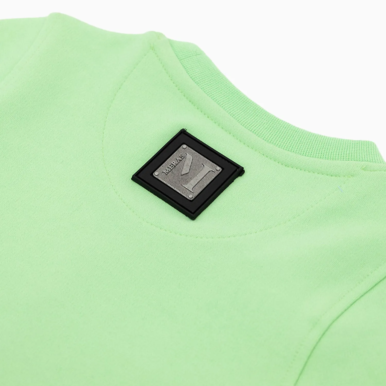 Kid's Embroidery Crew Neck Sweatshirt