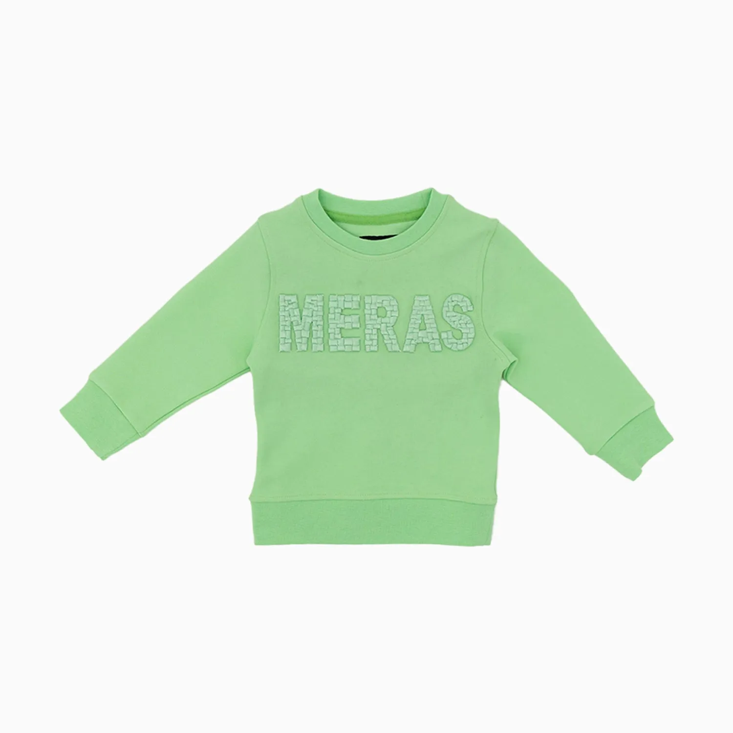 Kid's Embroidery Crew Neck Sweatshirt