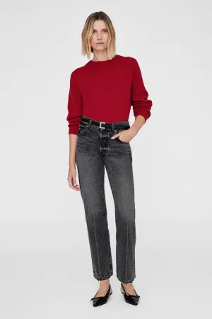 Lee Crew Sweater - Scarlet Red