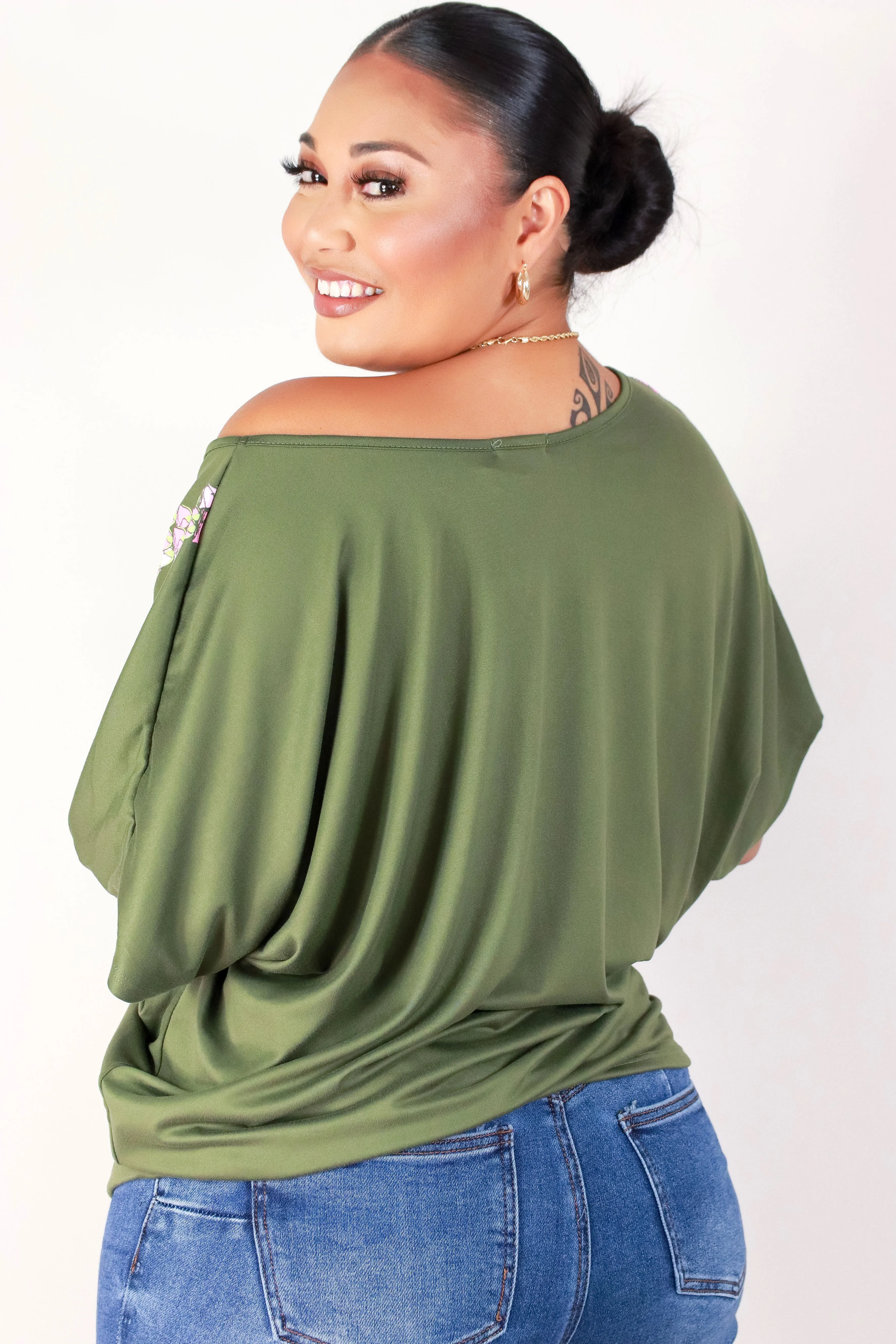 LEI LOKELANI DOLMAN TOP