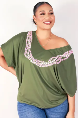 LEI LOKELANI DOLMAN TOP