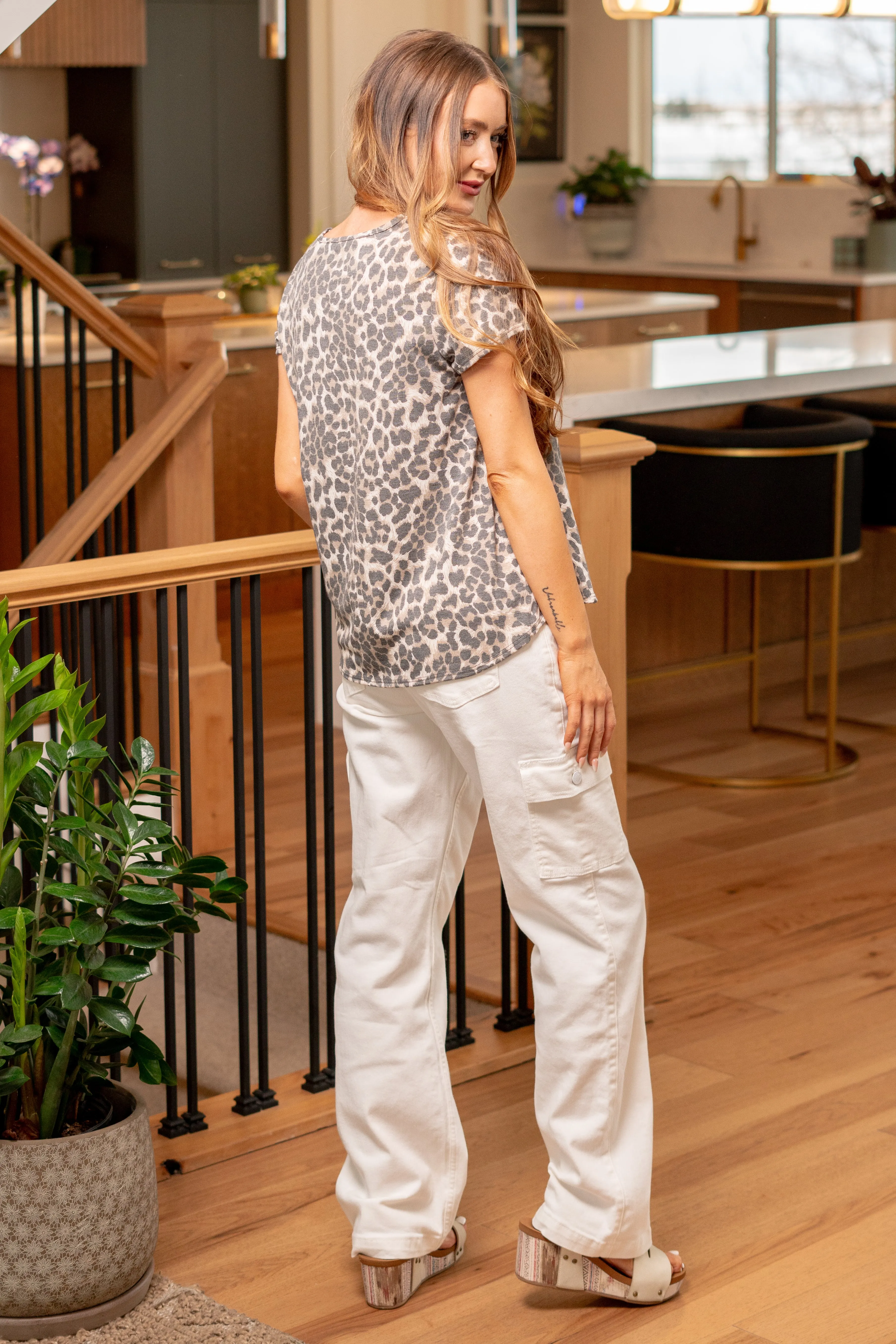 Leopard Print Tee