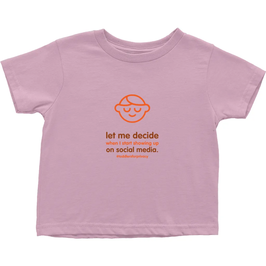 Let me Decide Toddler T-Shirts (English)