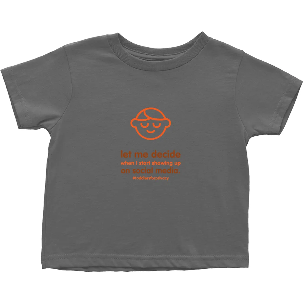 Let me Decide Toddler T-Shirts (English)