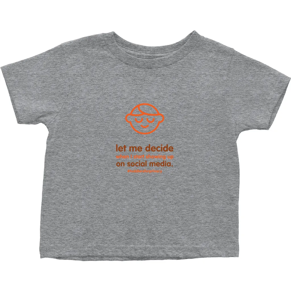 Let me Decide Toddler T-Shirts (English)