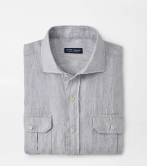 Lev Linen Sport Shirt in British Grey