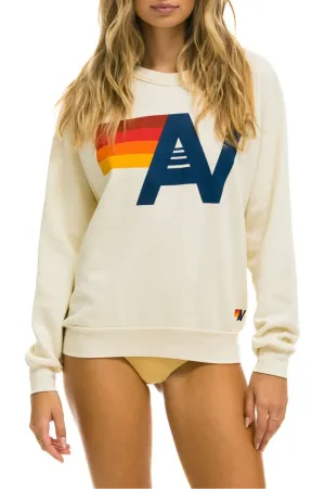 Logo Crew Sweatshirt - Vintage White