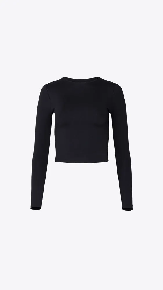 Long Sleeve Crew - Black