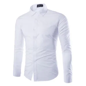 Long Sleeve Slim Fit Dress Shirts