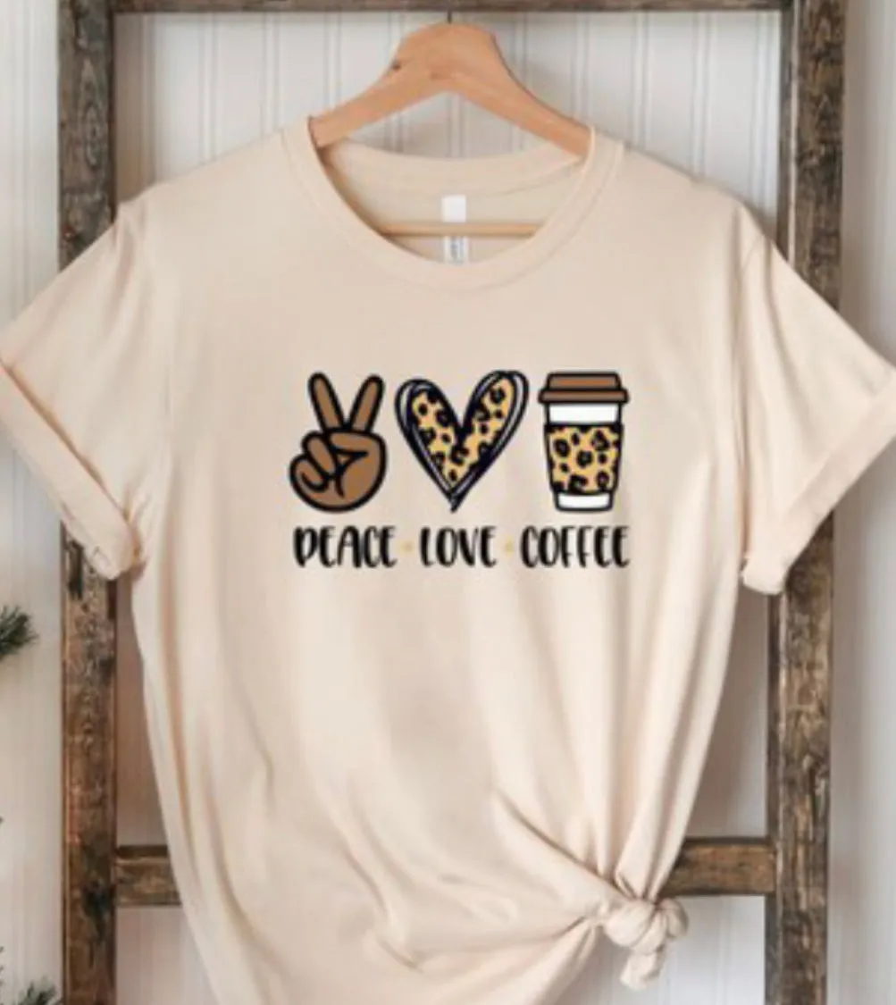 Love, Peace, and Coffee Top