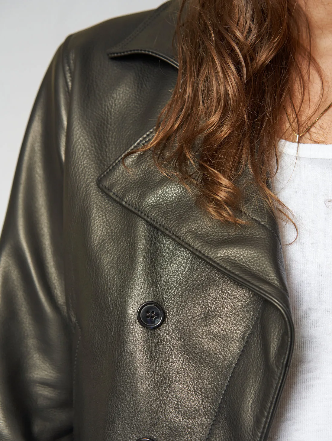 LUCAS BIKER LEATHER JACKET IN BLACK - Man
