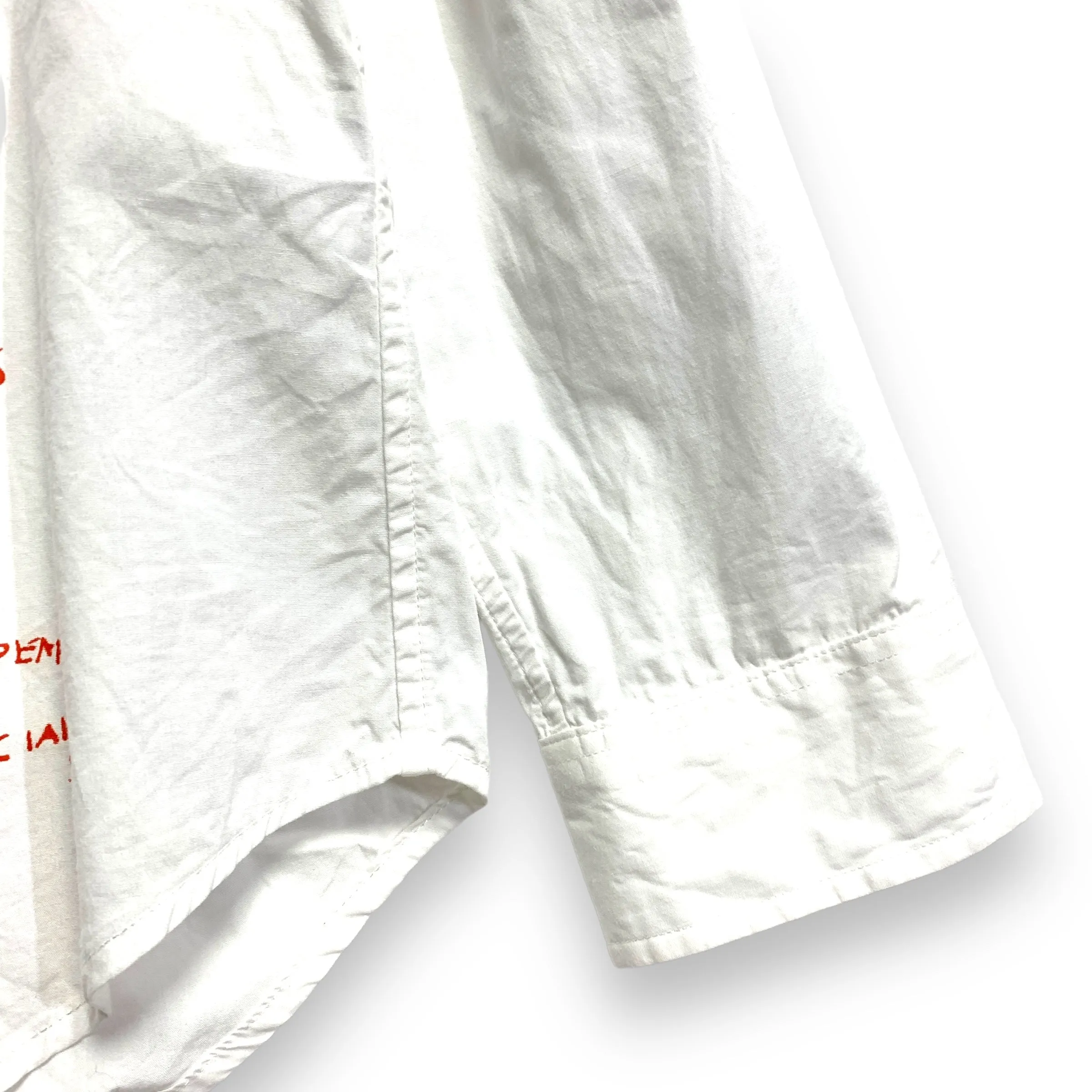 [M] Supreme FW14 Basquiat L/S Button Down Shirt White