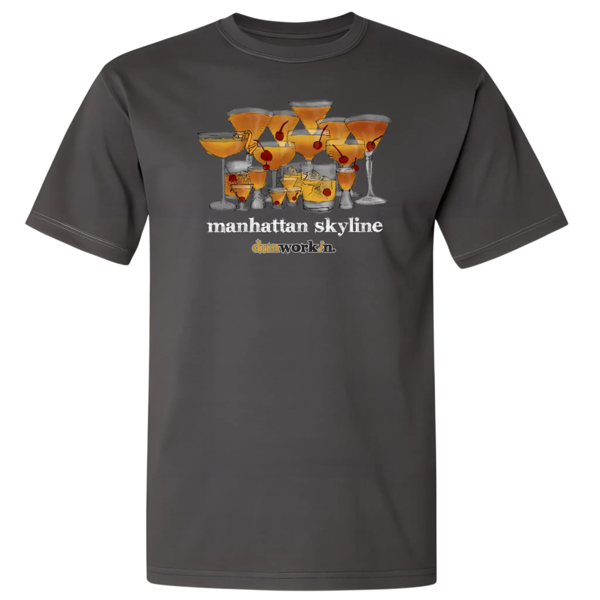 Manhattan Skyline Men's Short Sleeve Tee