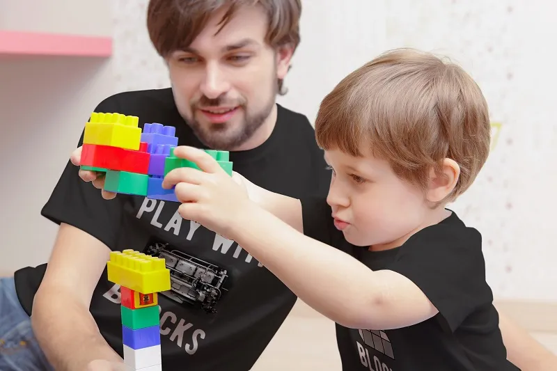 Mechanic Father Son Matching Shirts I Still Play with Blocks