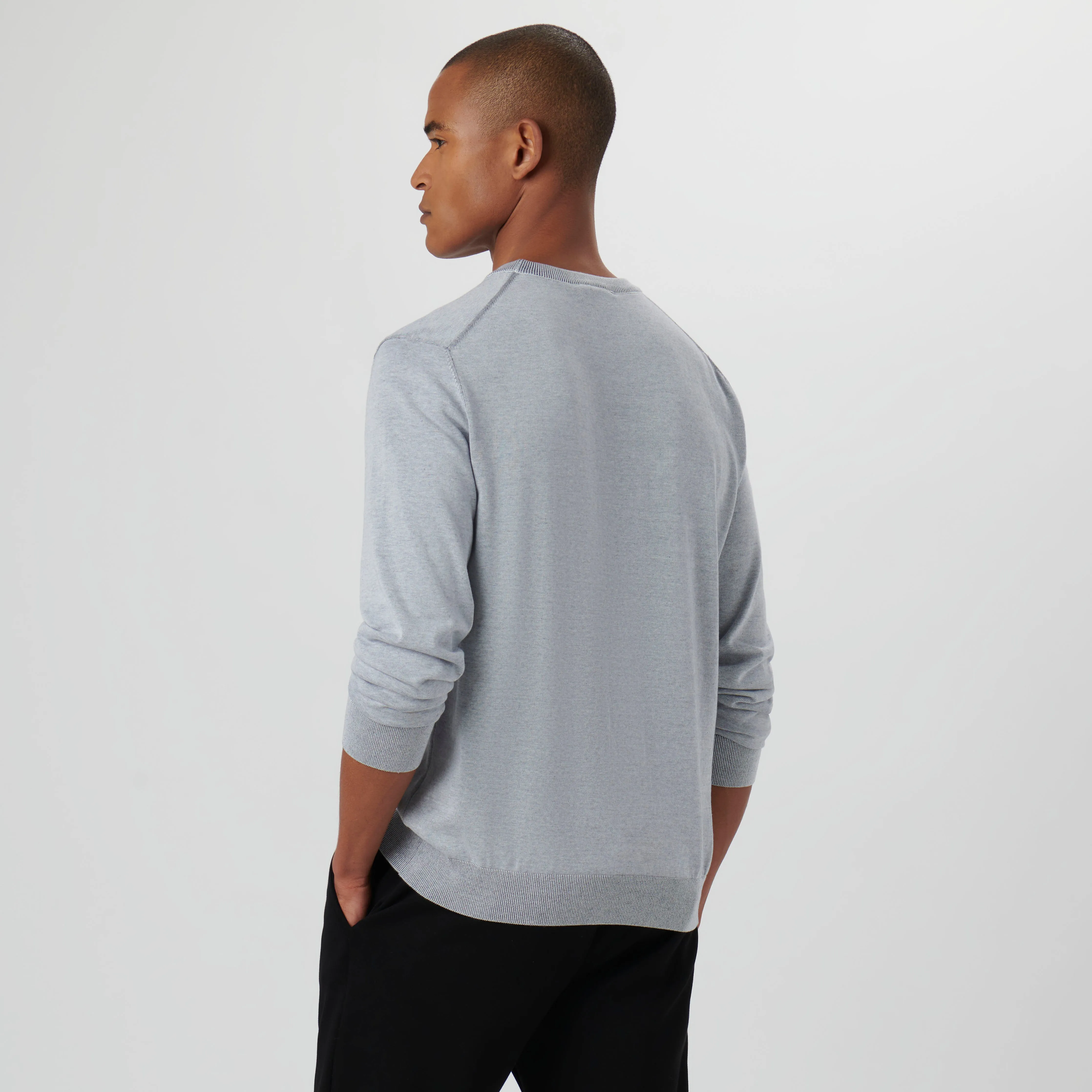 Melange Crew Neck Sweater