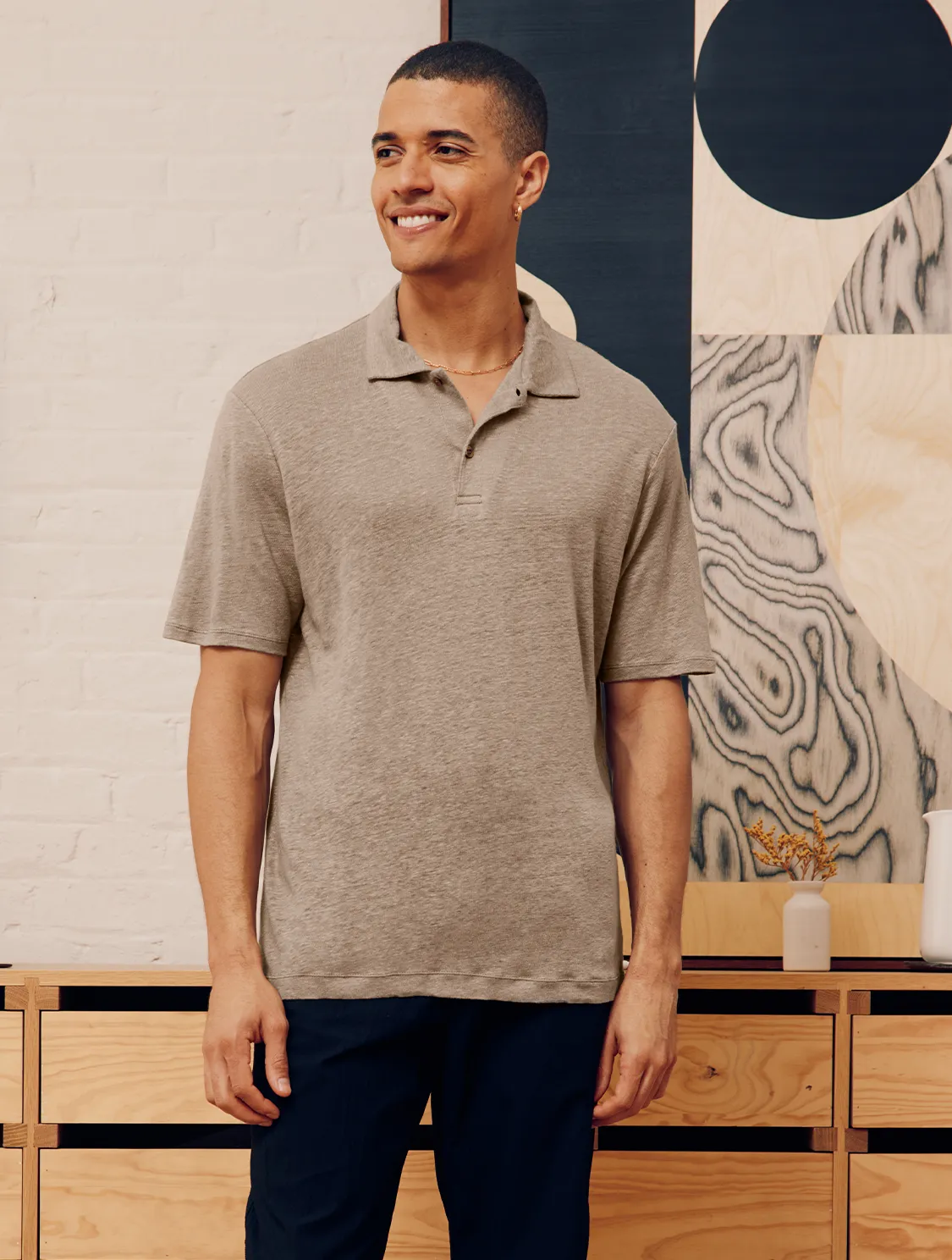MELLO LINEN POLO