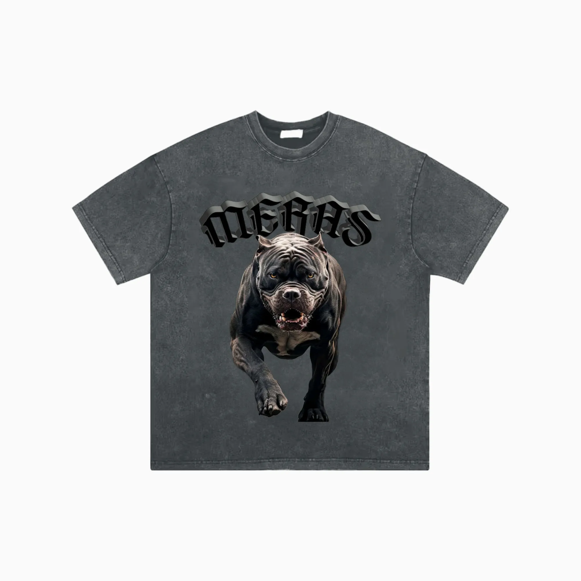 Men's Bull Dog Crew Neck T-Shirt