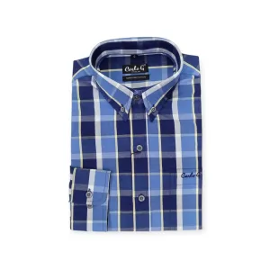 Men's Carlo G Long Sleeve Check Shirt