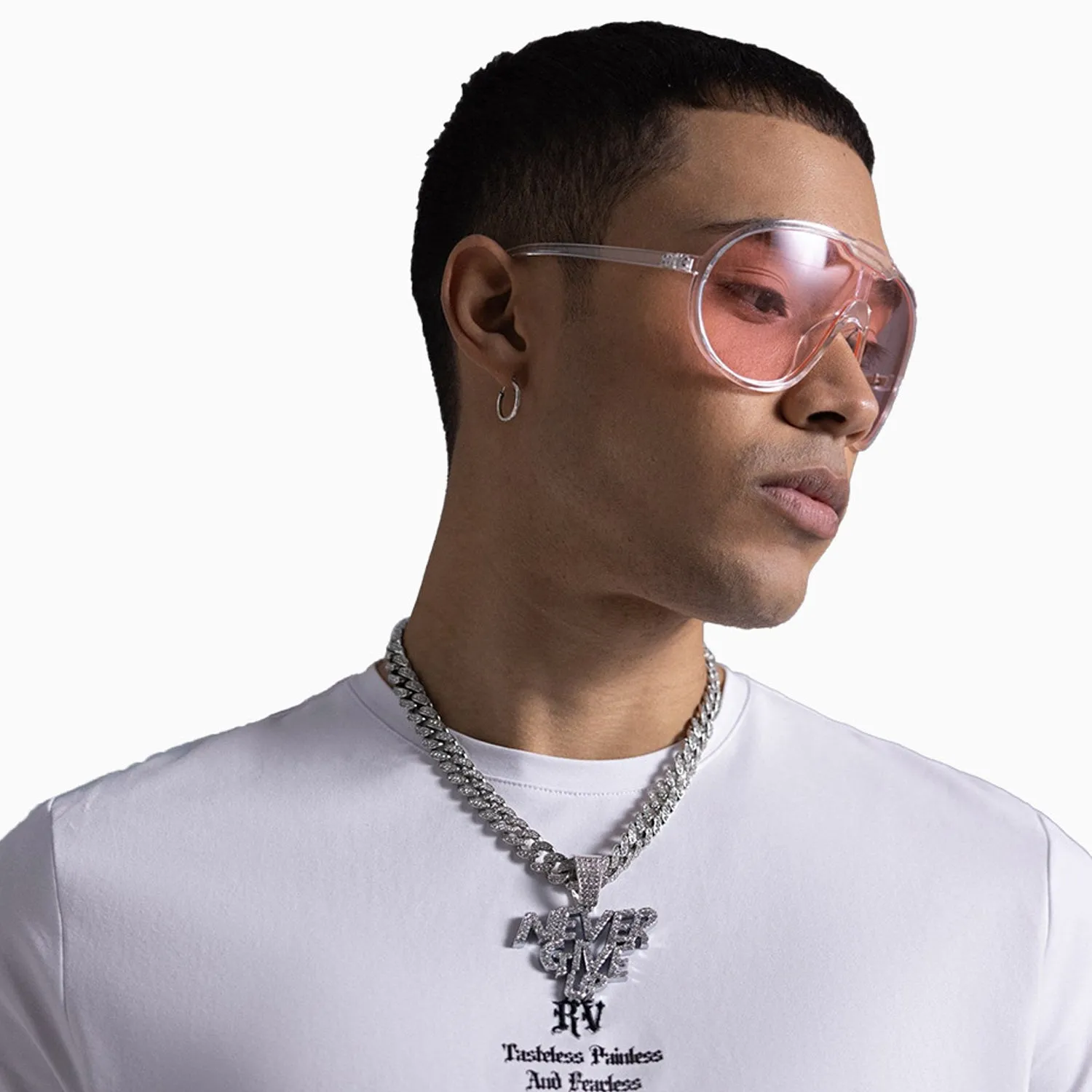 Men's Fearless Crew Neck T Shirt