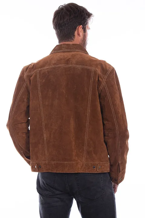 Men's Leather Jacket Collection: Scully Western Suede Jean Jacket