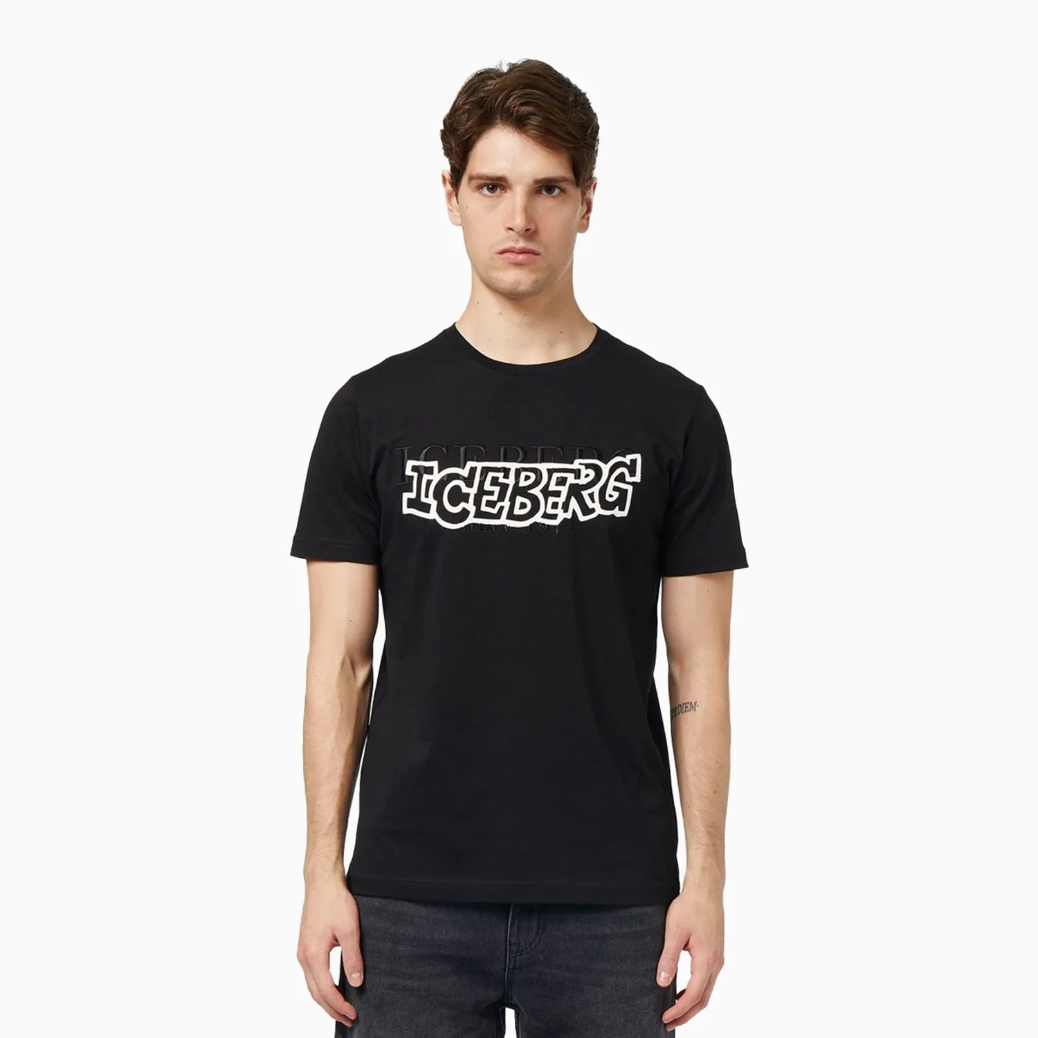 Men's Logo Crew Neck T Shirt