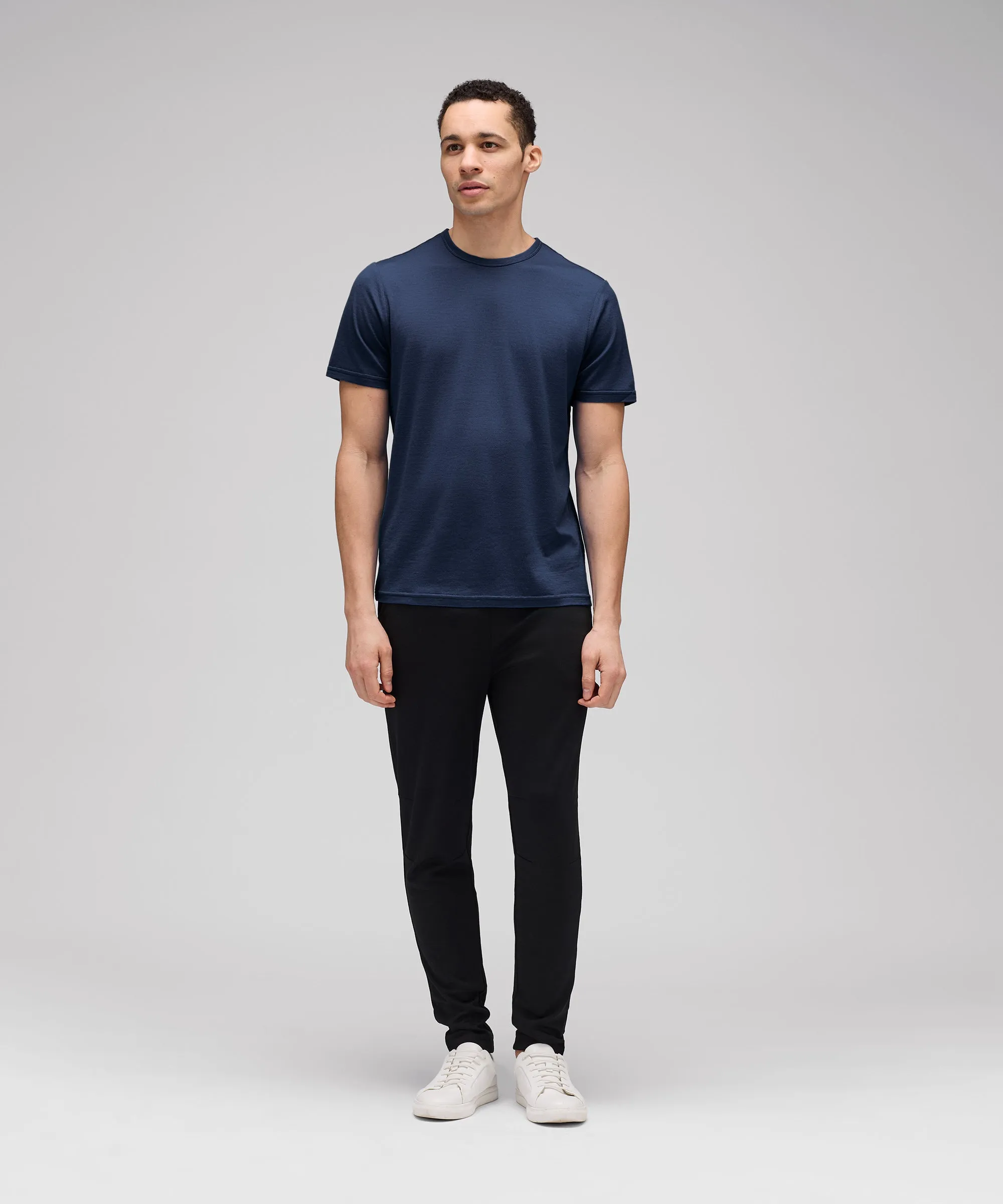 Men's Tall Merino Crew Neck T-Shirt