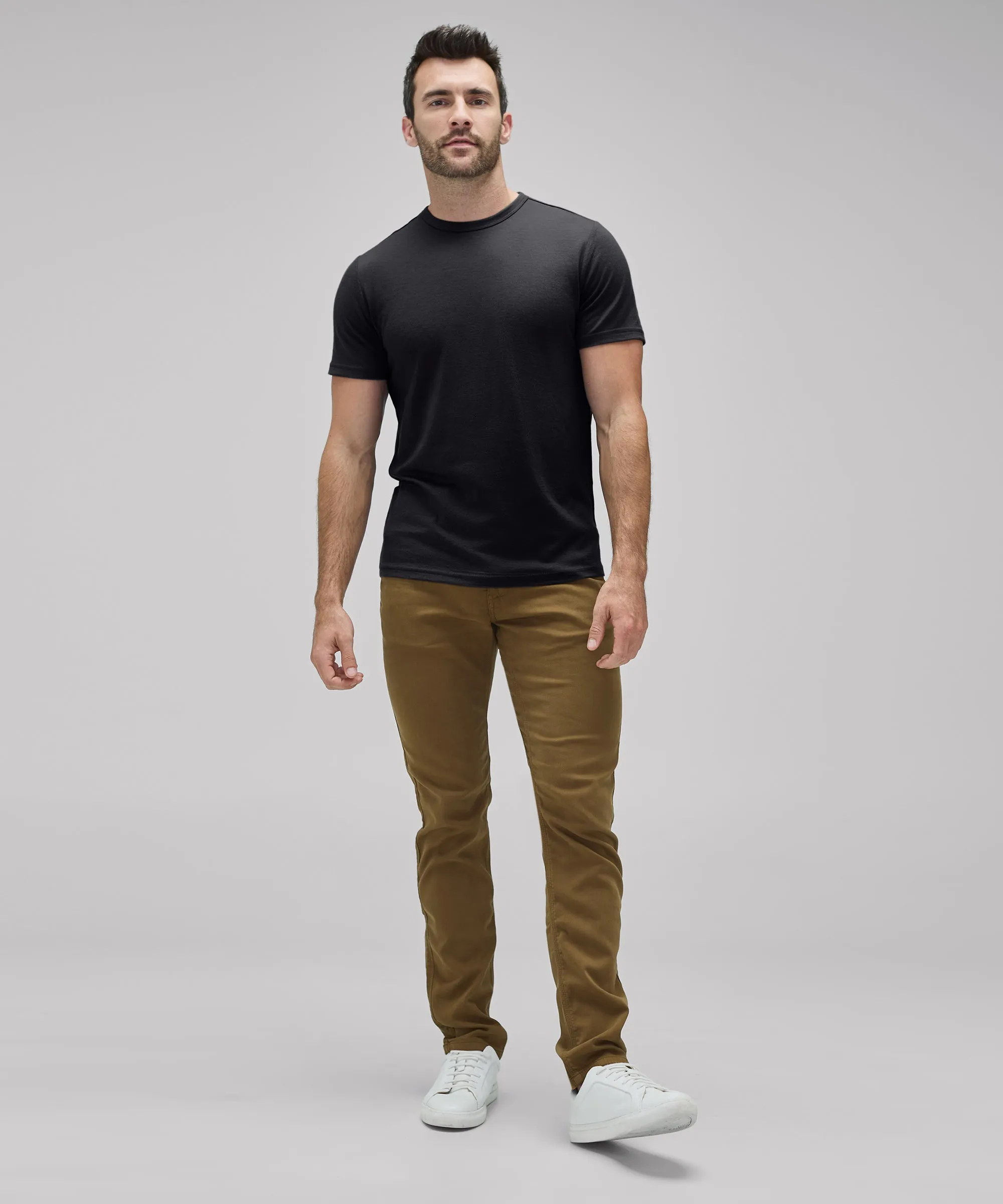 Men's Tall Merino Crew Neck T-Shirt