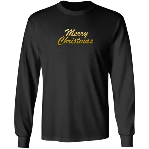 Merry Christmas LS Ultra Cotton Tee Shirt