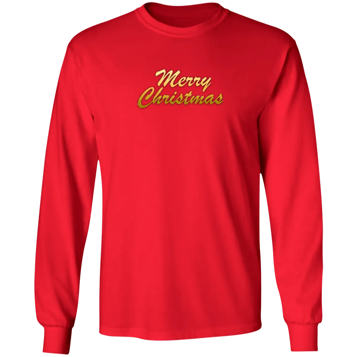Merry Christmas LS Ultra Cotton Tee Shirt