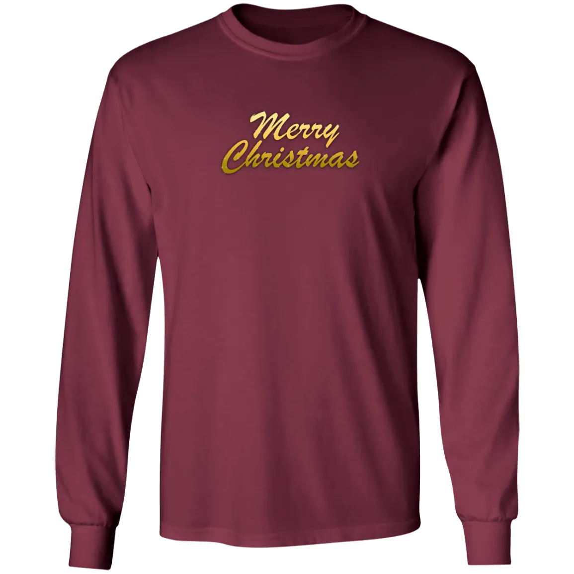 Merry Christmas LS Ultra Cotton Tee Shirt