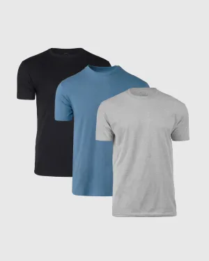 Midnight Storm Short Sleeve Crew Neck 3-Pack