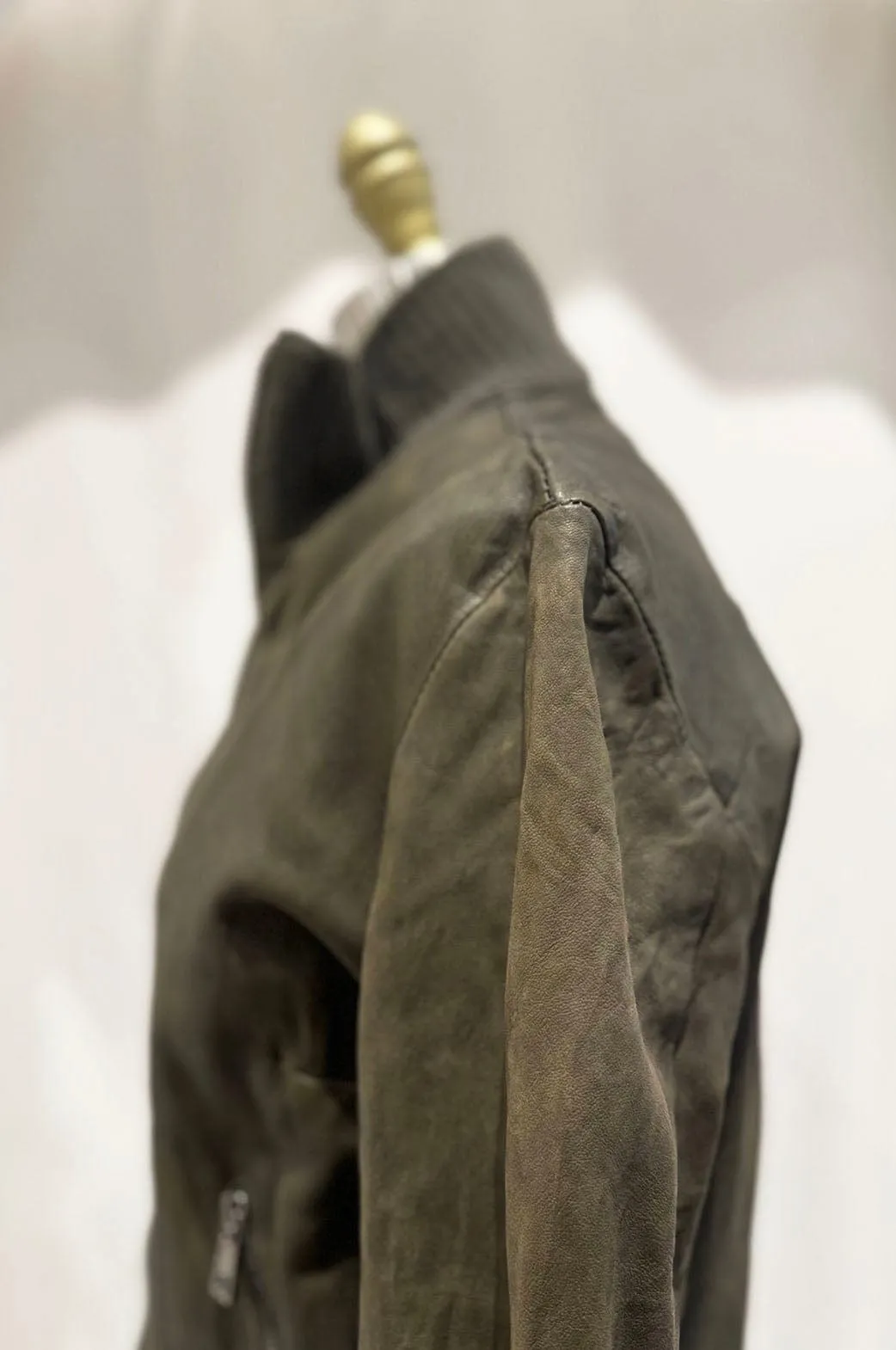 Military Leather Jacket