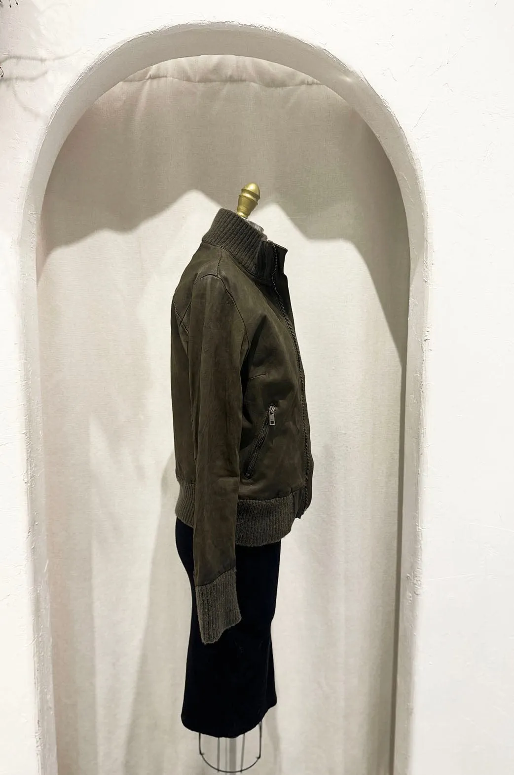 Military Leather Jacket