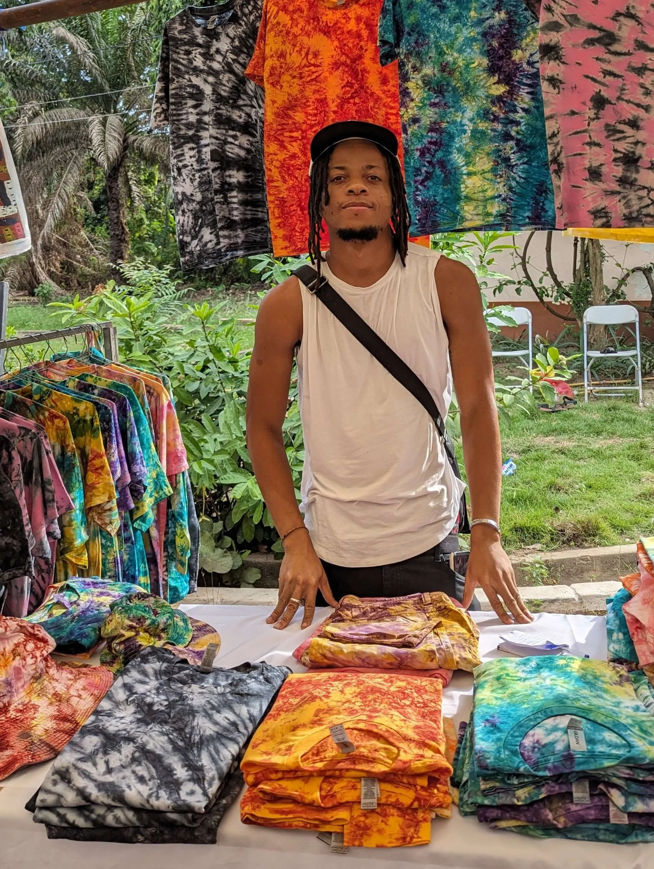 More Fyah Tie Dye Cotton T-Shirt