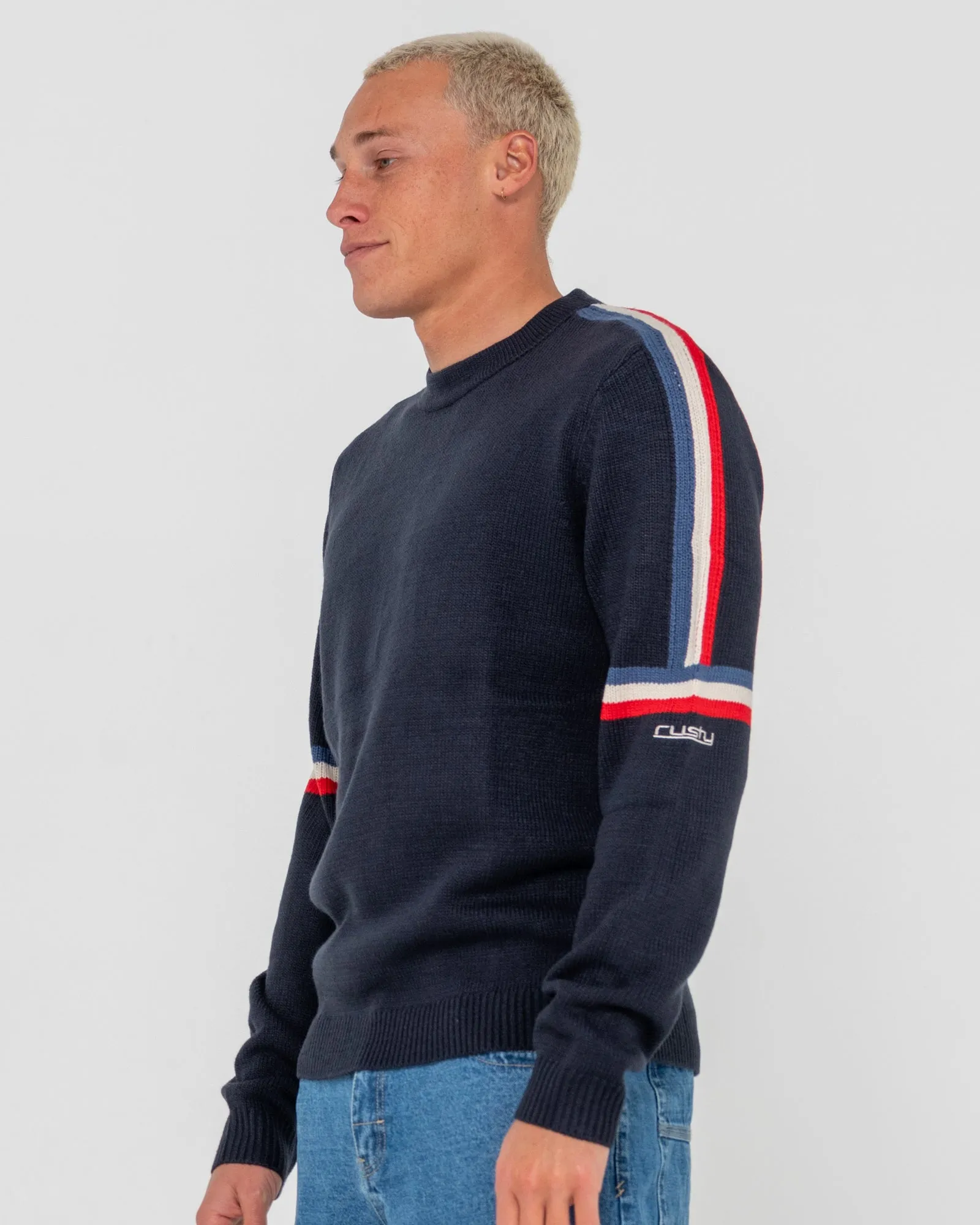 Moritz Retro Stripe Crew Knit