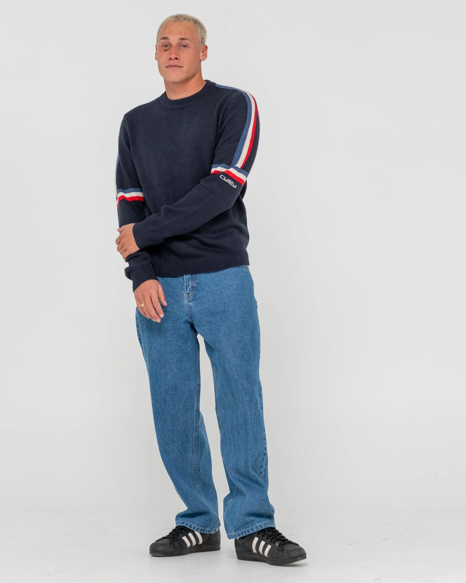 Moritz Retro Stripe Crew Knit