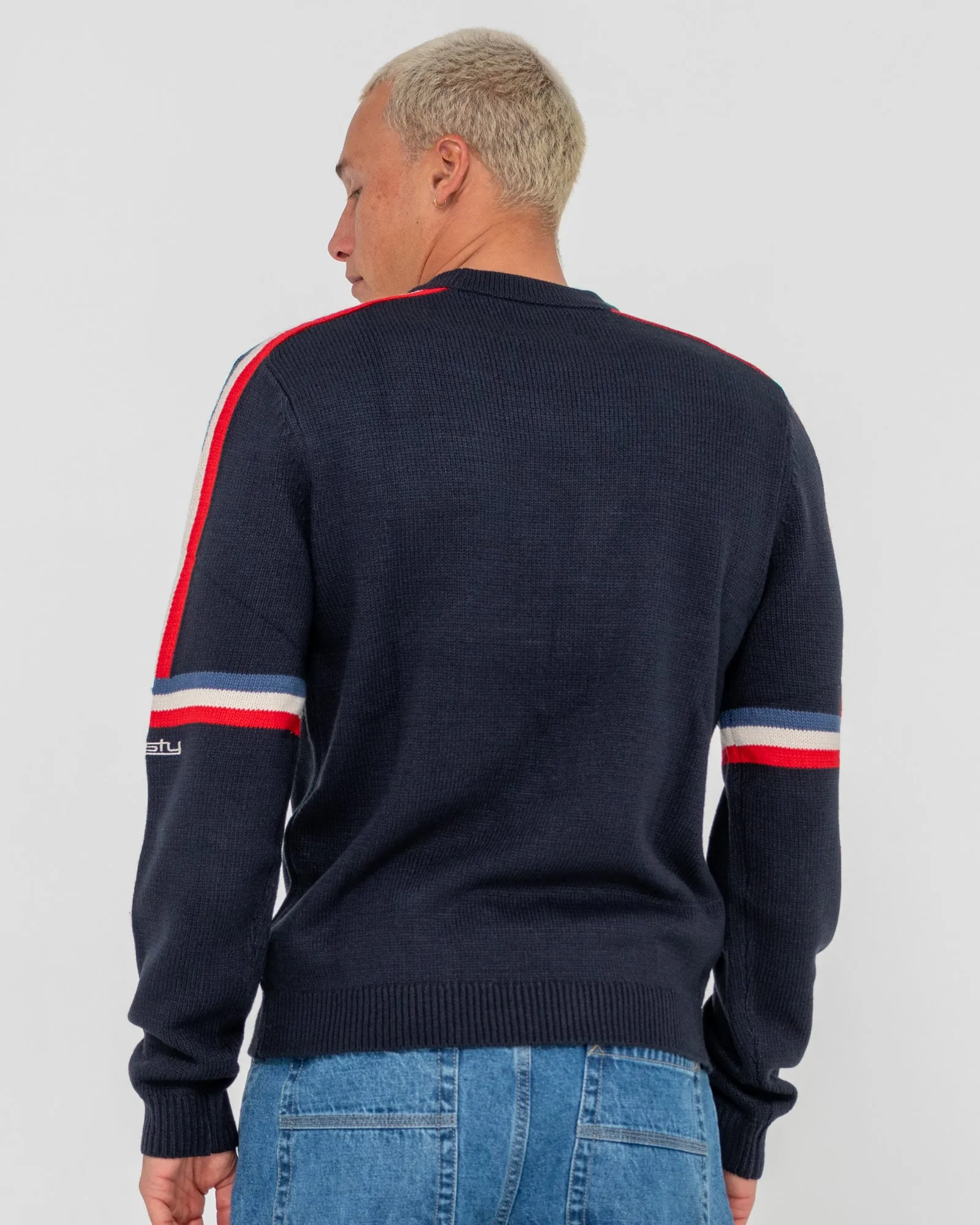 Moritz Retro Stripe Crew Knit