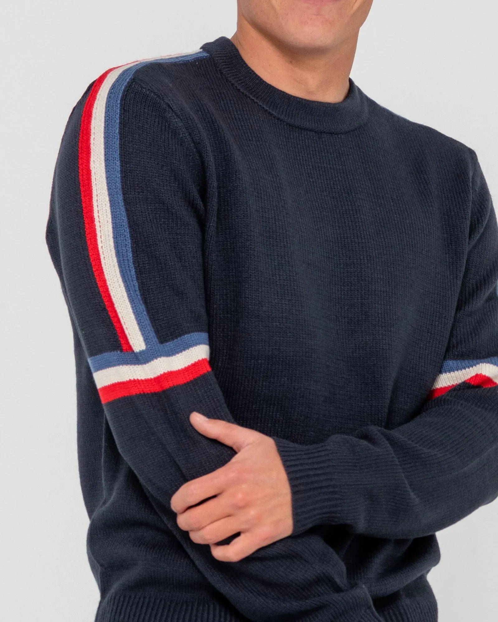 Moritz Retro Stripe Crew Knit