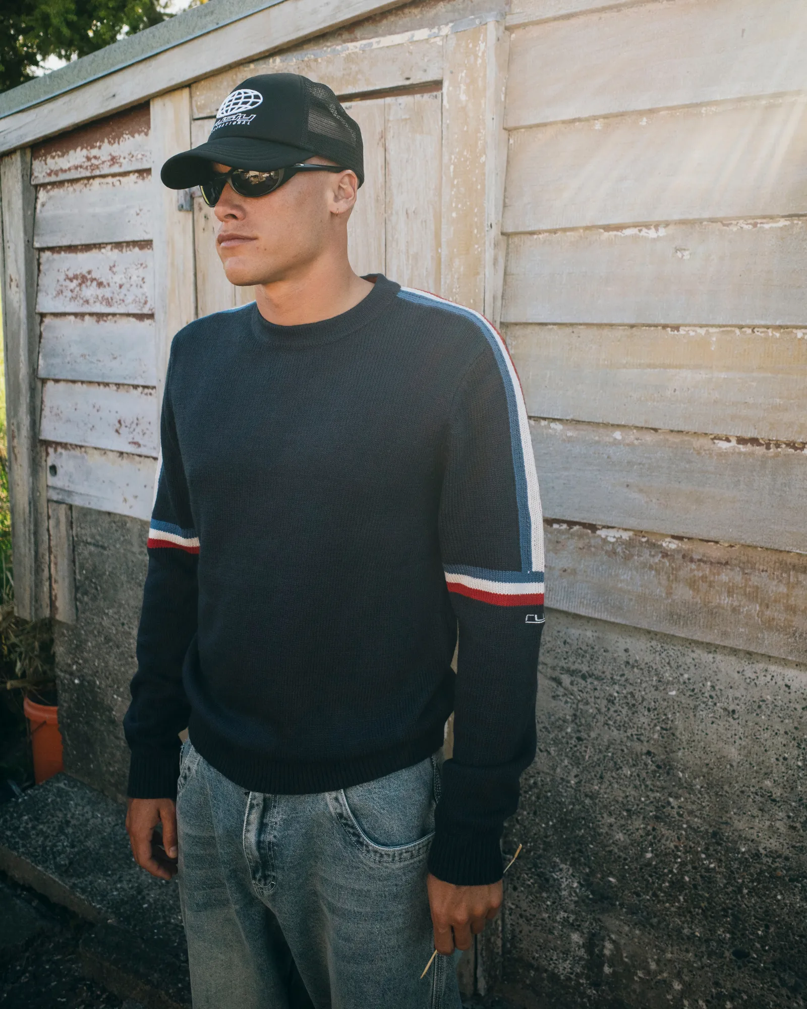 Moritz Retro Stripe Crew Knit