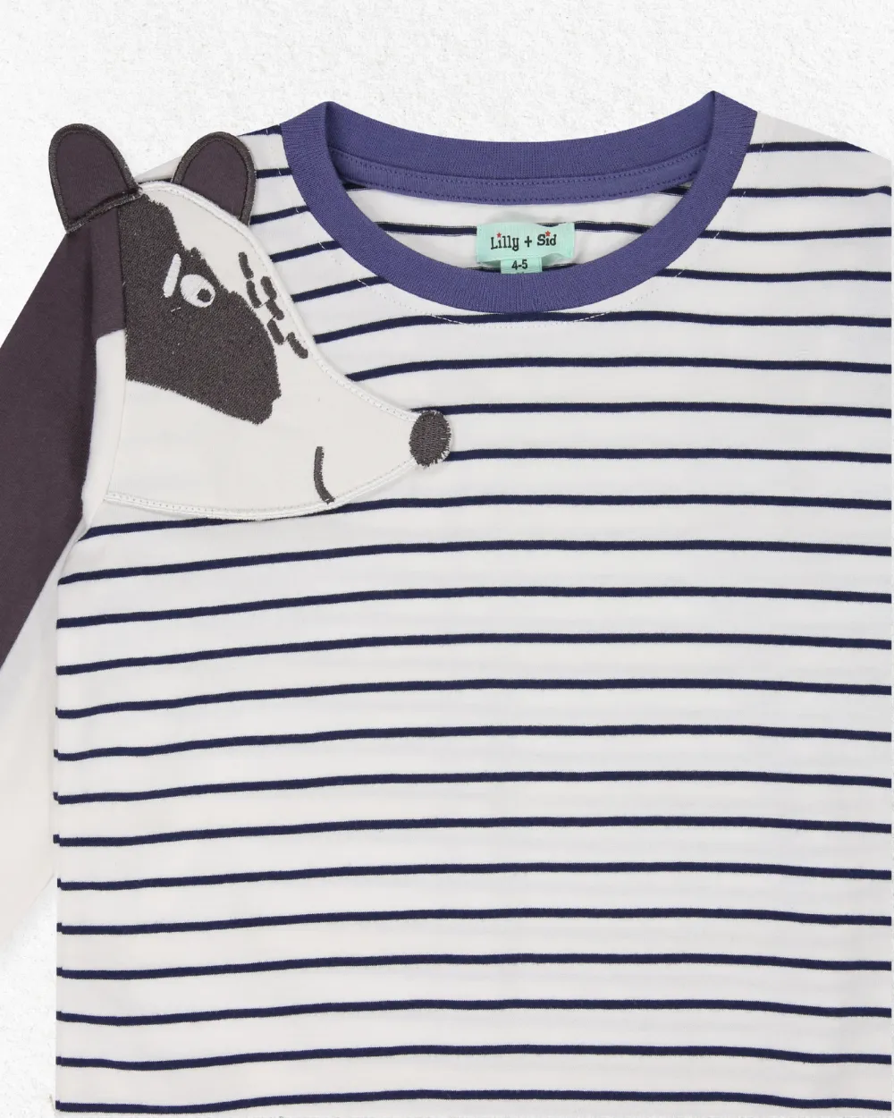 Multicoloured Badger Applique Top