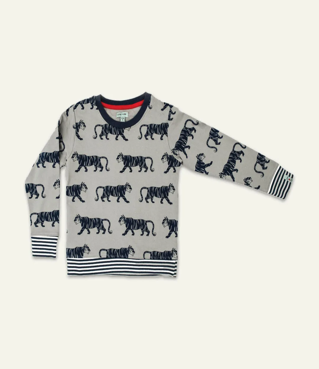 Multicoloured Tiger Print Sweatshirt