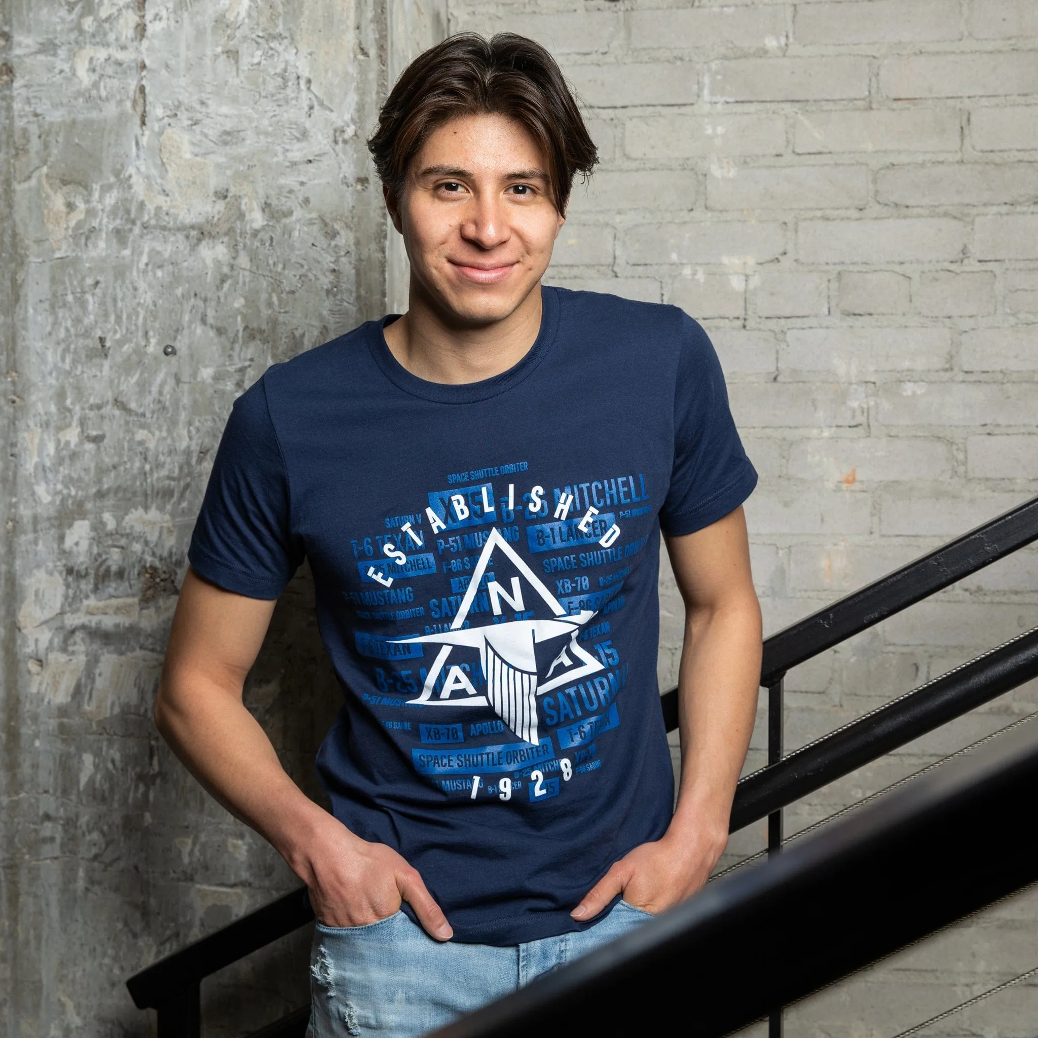 NAA 1928 Officially Licensed Aeroplane Apparel Co. Men's T-Shirt