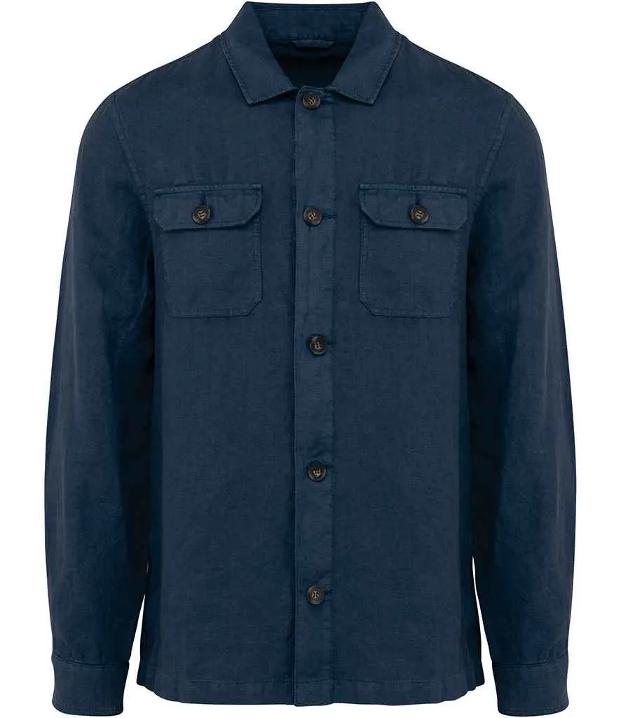 Native Spirit  Linen Washed Overshirt